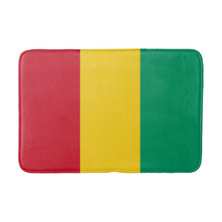 Tapete De Banheiro Bandeira da Guiné