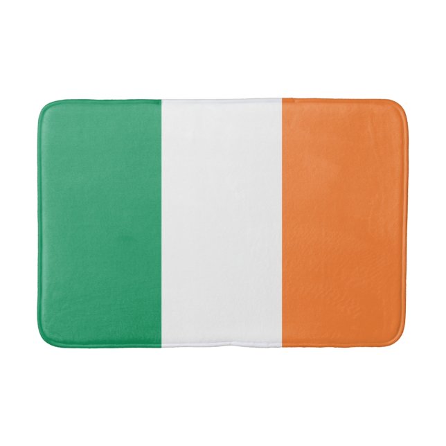 Tapete De Banheiro Bandeira da Irlanda (Frente)