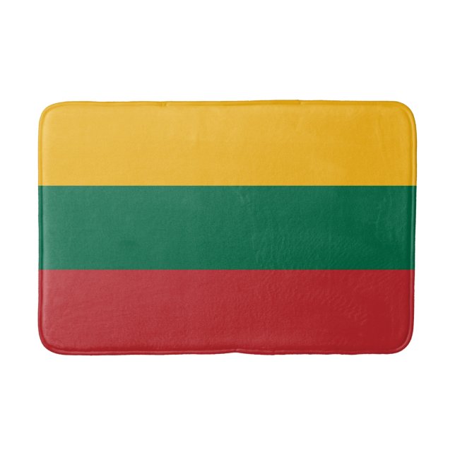Tapete De Banheiro Bandeira da Lituânia (Frente)