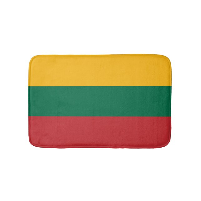 Tapete De Banheiro Bandeira da Lituânia (frente)