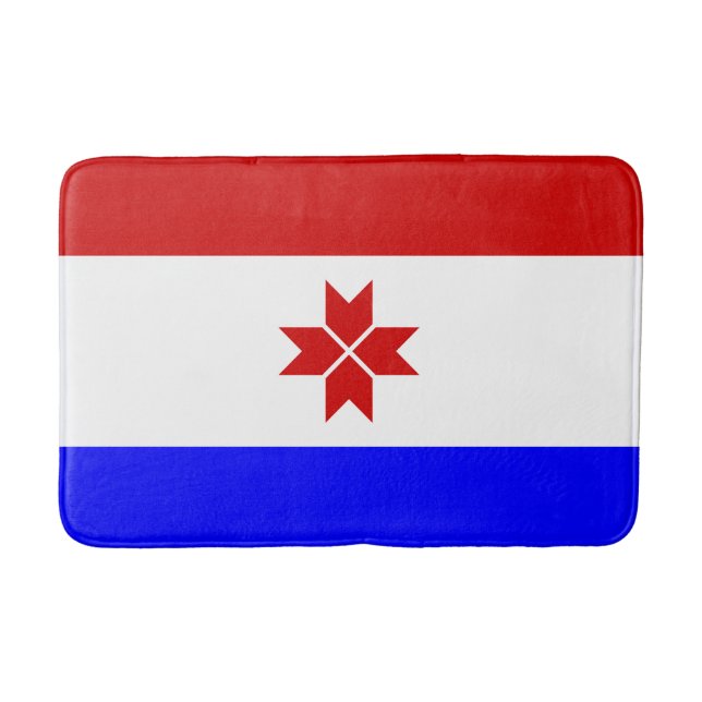 Tapete De Banheiro Bandeira da Mordóvia (Frente)
