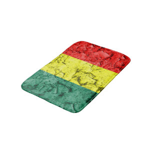 Tapete De Banheiro Bandeira da reggae do vintage