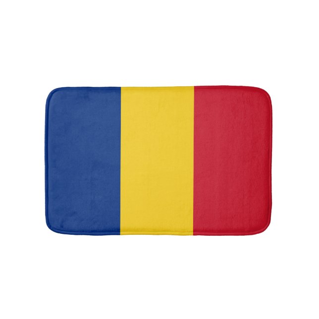 Tapete De Banheiro Bandeira da Romênia (frente)