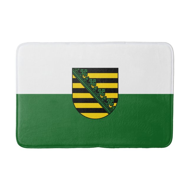 Tapete De Banheiro Bandeira da Saxónia Bath Mat (Frente)