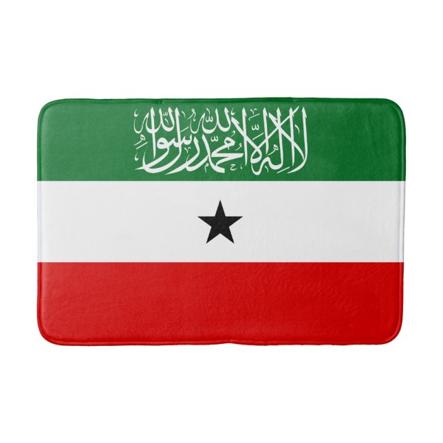 Tapete De Banheiro Bandeira da Somalilândia (Frente)