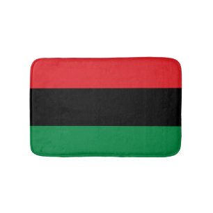Tapete De Banheiro Bandeira da UNIA Pan-Africana