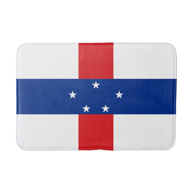Tapete De Banheiro Bandeira das Antilhas Holandesas (Frente)