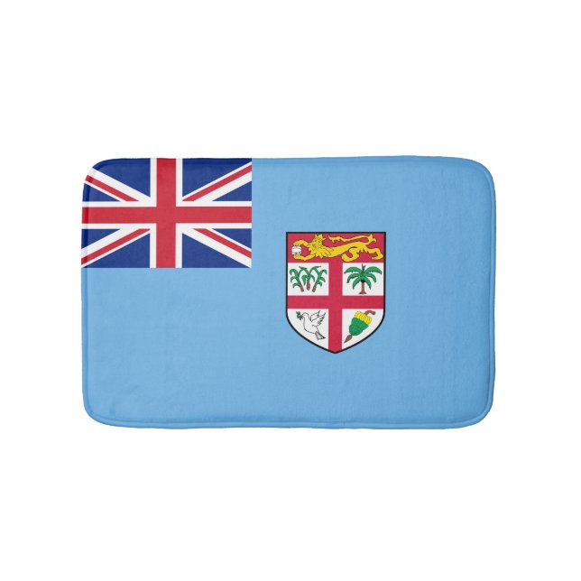 Tapete De Banheiro Bandeira das Fiji (frente)