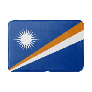 Tapete De Banheiro Bandeira das Ilhas Marshall