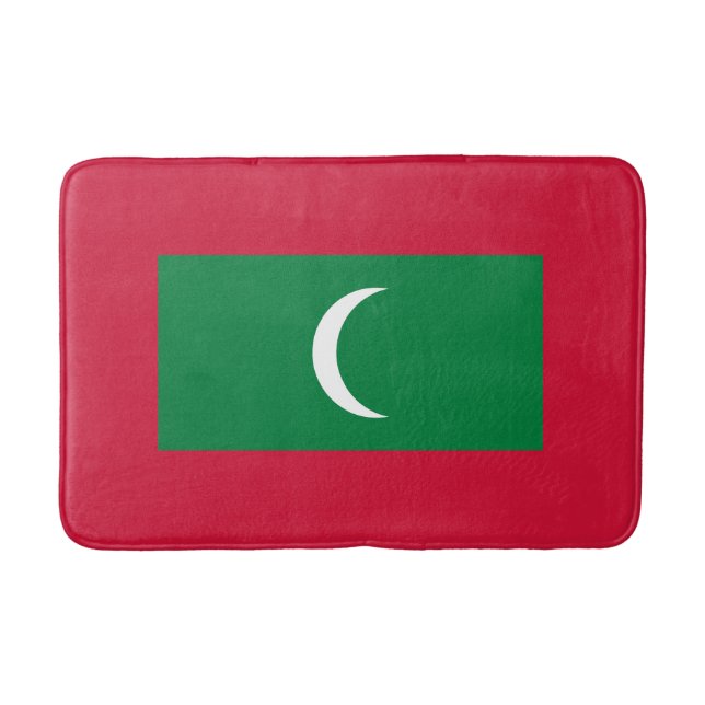 Tapete De Banheiro Bandeira das Maldivas (Frente)