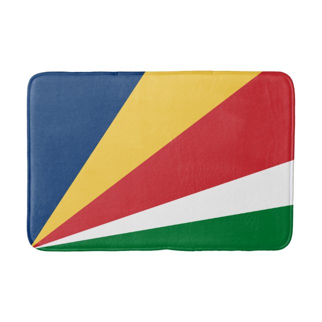 Tapete De Banheiro Bandeira das Seychelles (Frente)