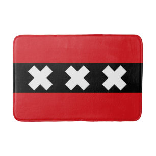 Tapete De Banheiro Bandeira de Amesterdã