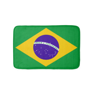 Tapete De Banheiro Bandeira de Brasil