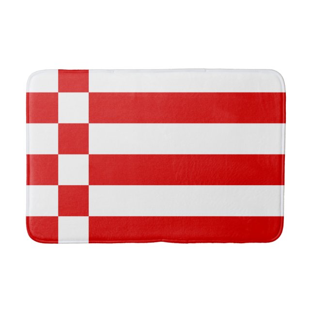 Tapete De Banheiro Bandeira de Bremen Bathroom Mat (Frente)