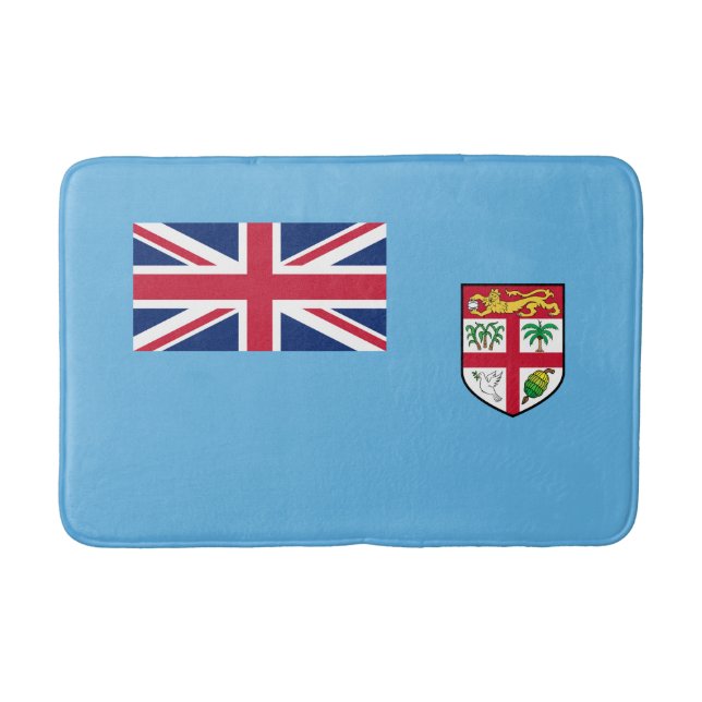 Tapete De Banheiro Bandeira de Fiji (Frente)