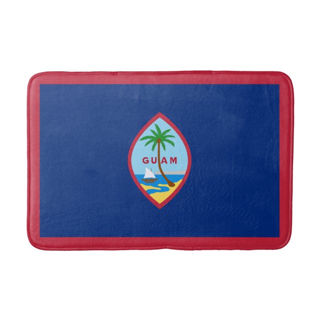 Tapete De Banheiro Bandeira de Guam (Frente)