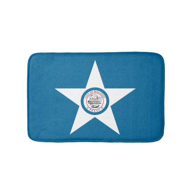 Tapete De Banheiro Bandeira de Houston, Texas Bath Mat (frente)
