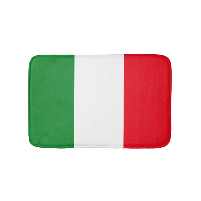 Tapete De Banheiro Bandeira de Italia (frente)