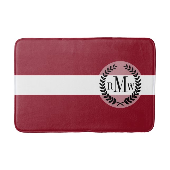Tapete De Banheiro Bandeira de Latvia (Frente)