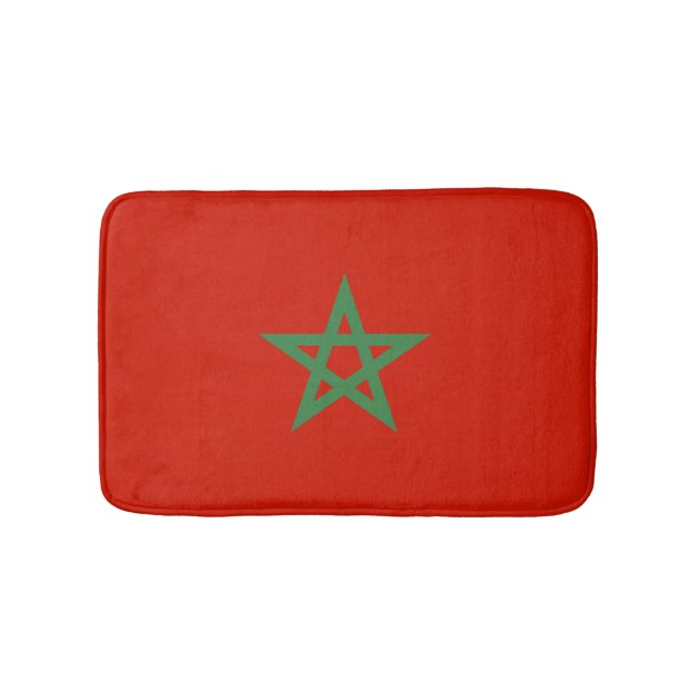 Tapete De Banheiro Bandeira de Marrocos (frente)