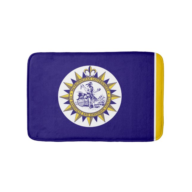 Tapete De Banheiro Bandeira de Nashville Bath Mat (frente)