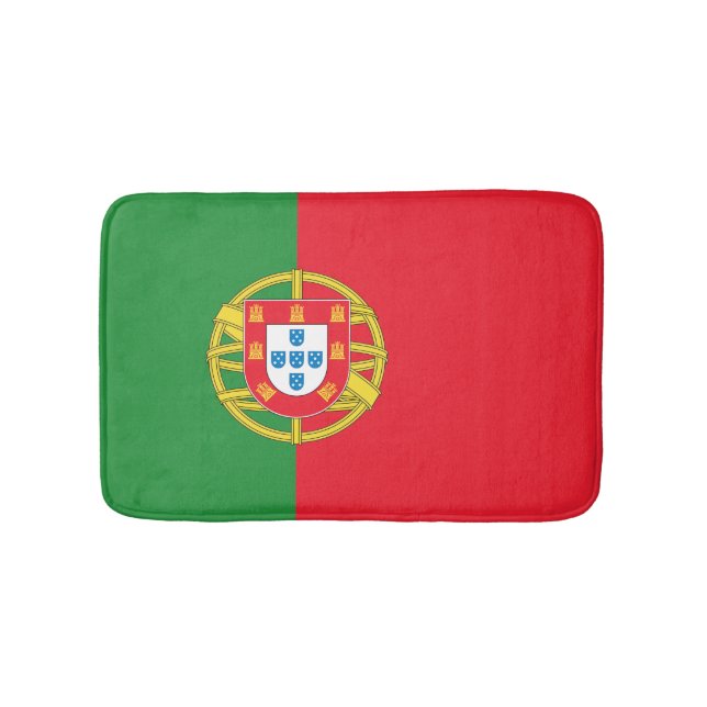 Tapete De Banheiro Bandeira de Portugal (frente)