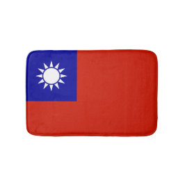 Tapete De Banheiro Bandeira de Taiwan
