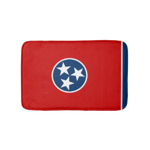 Tapete De Banheiro Bandeira de Tennessean, bandeira do estado