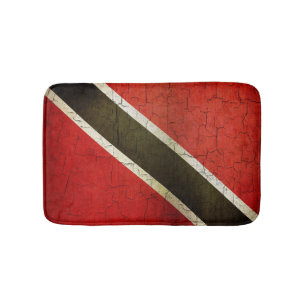 Tapete De Banheiro Bandeira de Trinidad and Tobago do Grunge