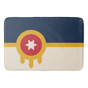 Tapete De Banheiro Bandeira de Tulsa (Oklahoma)