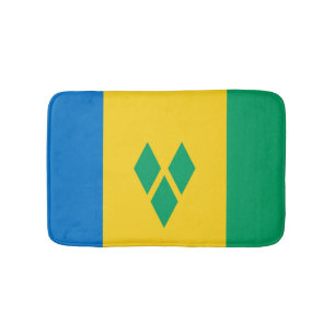 Tapete De Banheiro Bandeira de Vincentian do santo