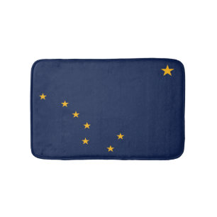 Tapete De Banheiro Bandeira do Alasca, EUA