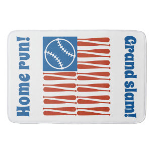 Tapete De Banheiro Bandeira do Baseball