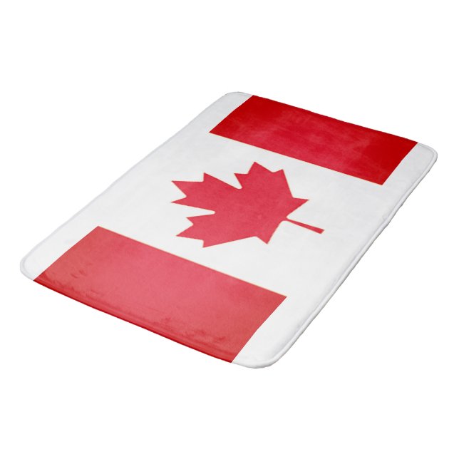TAPETE DE BANHEIRO BANDEIRA DO CANADÁ (Angulado)