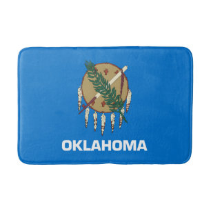 Tapete De Banheiro Bandeira do estado de Oklahoma