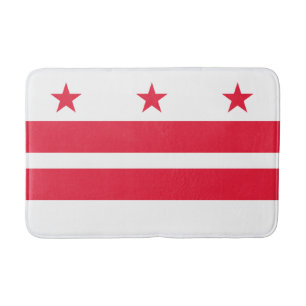 Tapete De Banheiro Bandeira do Estado de Washington DC