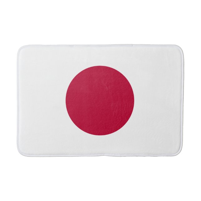Tapete De Banheiro Bandeira do Japão (Frente)