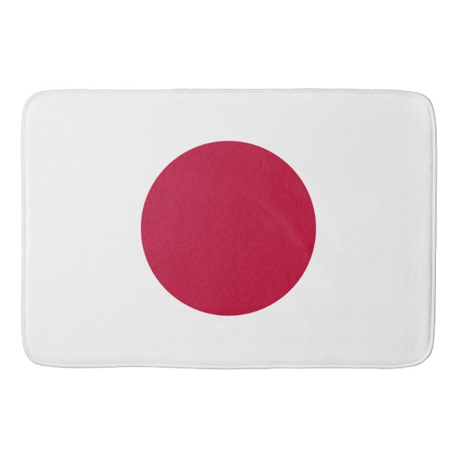 Tapete De Banheiro Bandeira do Japão: Hinomaru, Nisshōki, Ascensão Ve (Frente)
