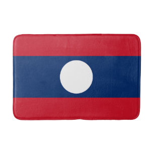Tapete De Banheiro Bandeira do Laos