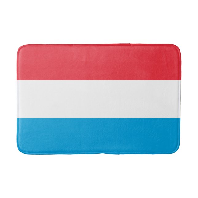 Tapete De Banheiro Bandeira do Luxemburgo (Frente)