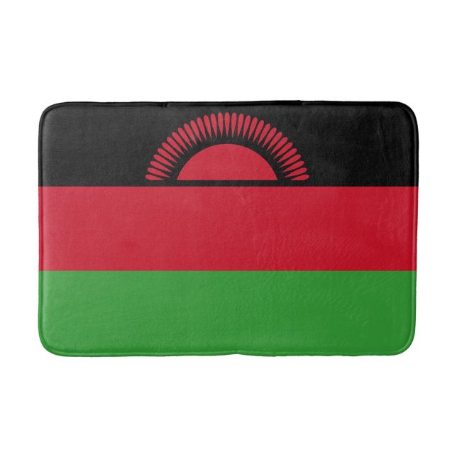 Tapete De Banheiro Bandeira do Malawi (Frente)