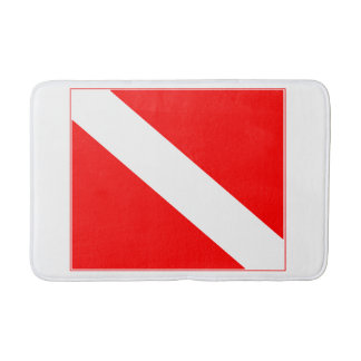 Tapete De Banheiro Bandeira do mergulho