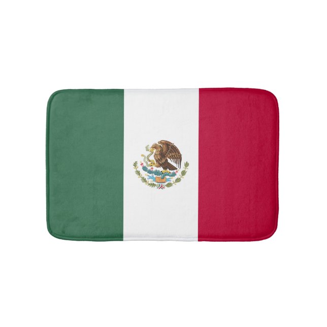Tapete De Banheiro Bandeira do México (frente)