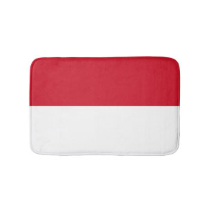 Tapete De Banheiro Bandeira do Mônaco