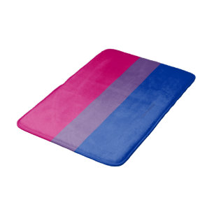 Tapete De Banheiro Bandeira do Orgulho Bissexual de SlipperyJoe - cor