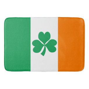 Tapete De Banheiro Bandeira do trevo de Ireland