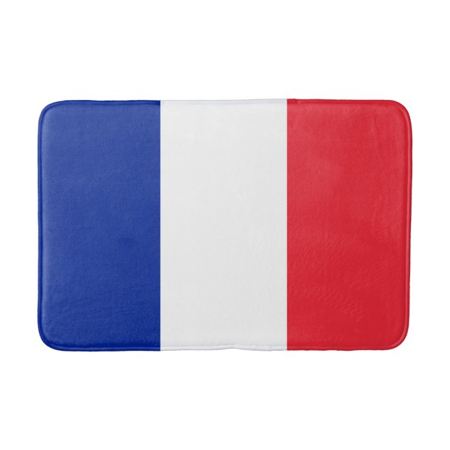 Tapete De Banheiro Bandeira francesa (França) (Frente)