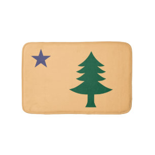 Tapete De Banheiro Bandeira histórica do Maine (1901-1909)