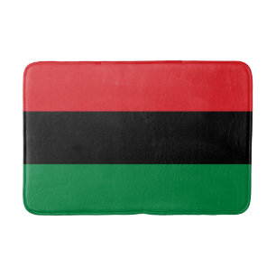 Tapete De Banheiro Bandeira Pan-Africana