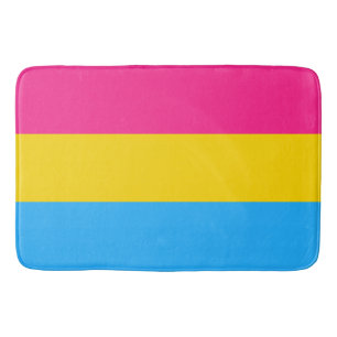 Tapete De Banheiro Bandeira Pansexual Grande